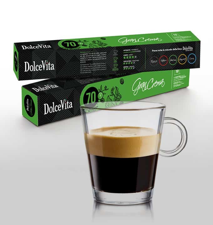 Chaiselong virksomhed Stræbe Gran Crema kaffekapsler til Nespresso ® - Den Lune Kop