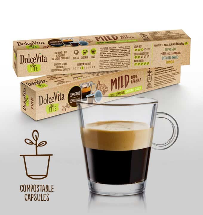 Billede af Arabica bio kaffekapsler til Nespresso Â® DATOVARE